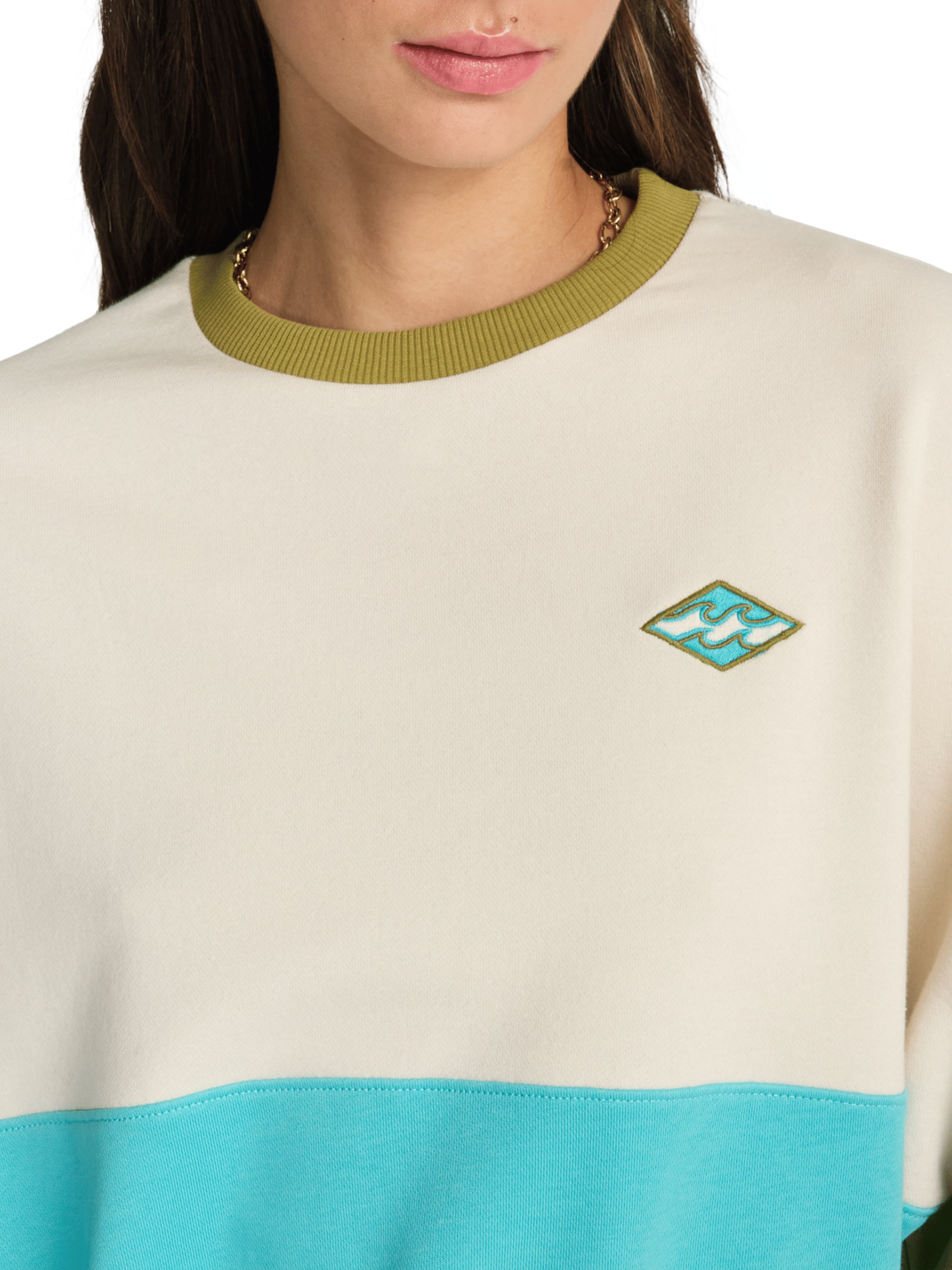BILLABONG Sweatshirt 'Jump Around Block' in Green