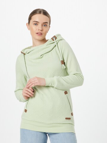 Hailys Sweatshirt 'Janette' in Green: front