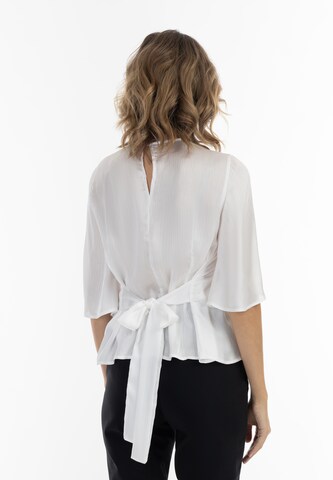 usha BLACK LABEL - Blusa en blanco