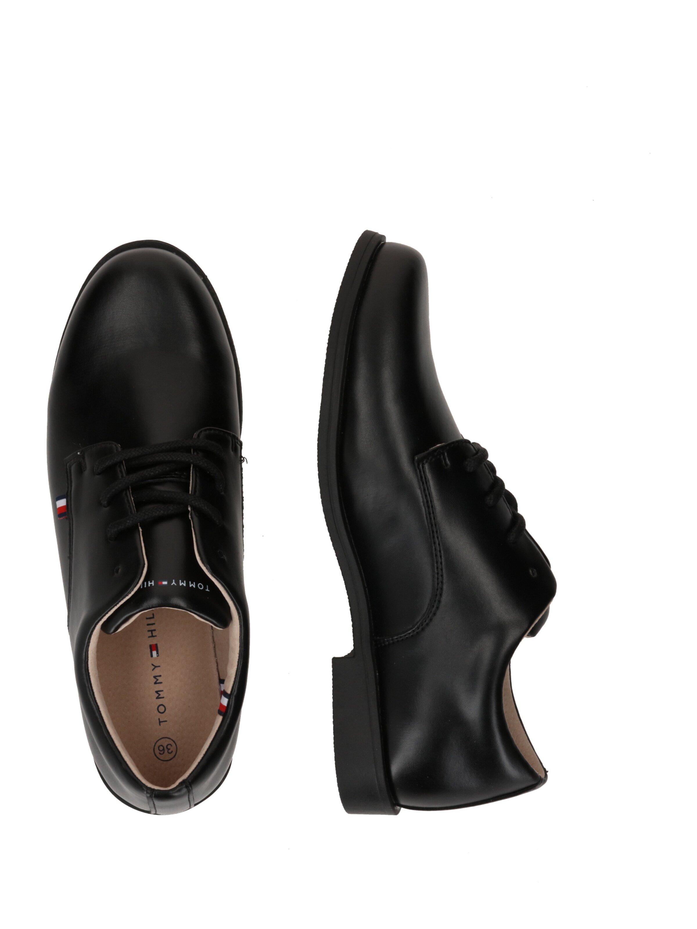 TOMMY HILFIGER Halbschuh in Schwarz