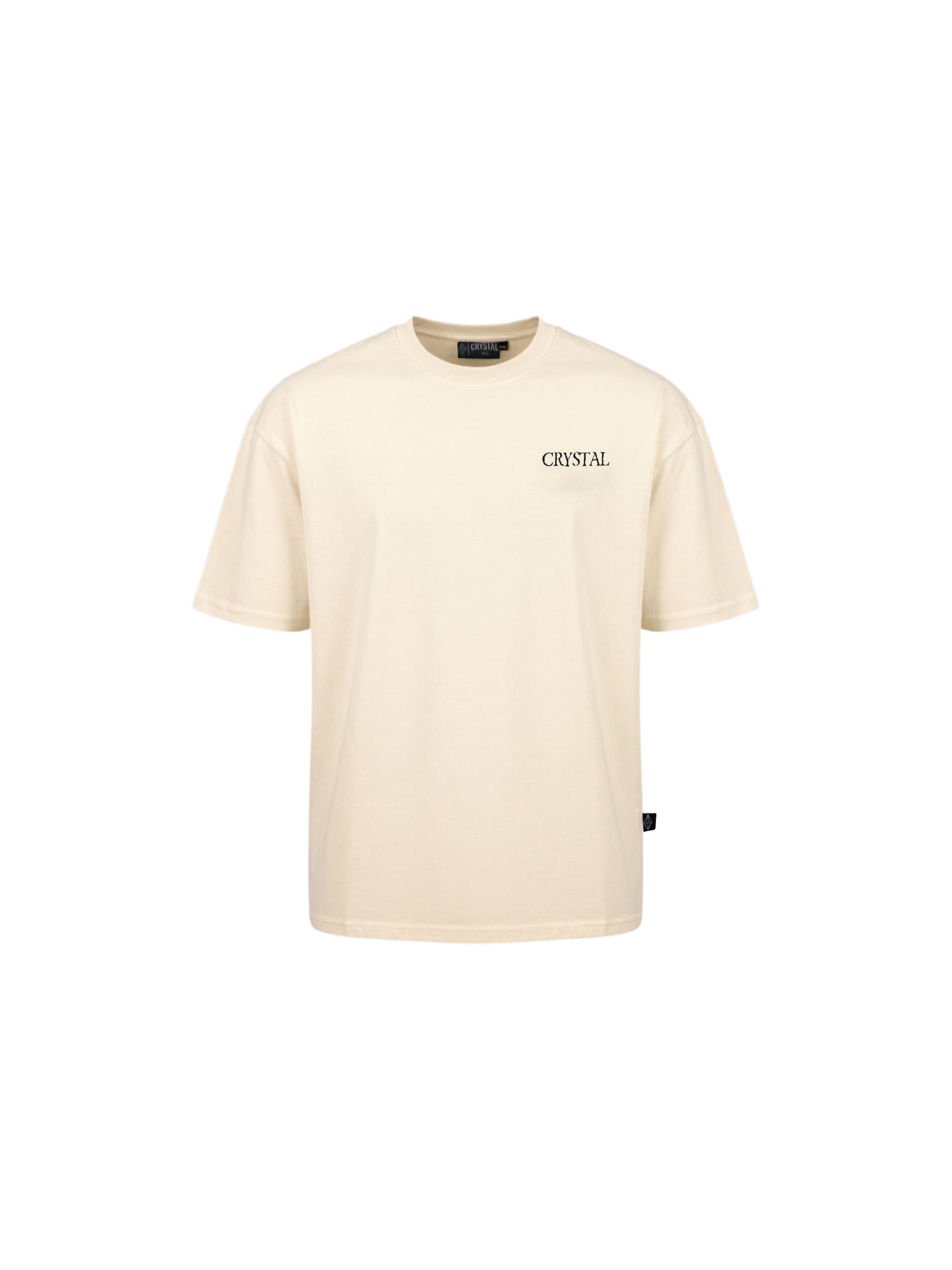 Crystal Paris Shirt 'Rich' in Wit: voorkant