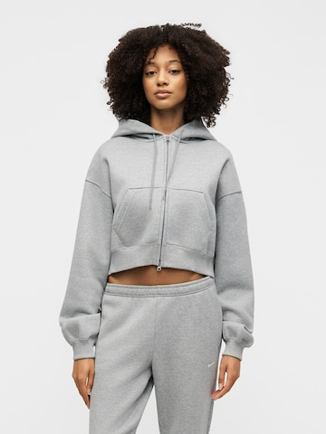 Nike Sportswear Ζακέτα φούτερ 'STDO' σε γκρι: μπροστά