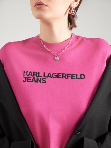 KARL LAGERFELD JEANS Majica | roza barva