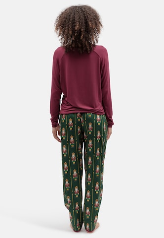 Chemise de nuit 'Blush Botanica' Cyberjammies en violet