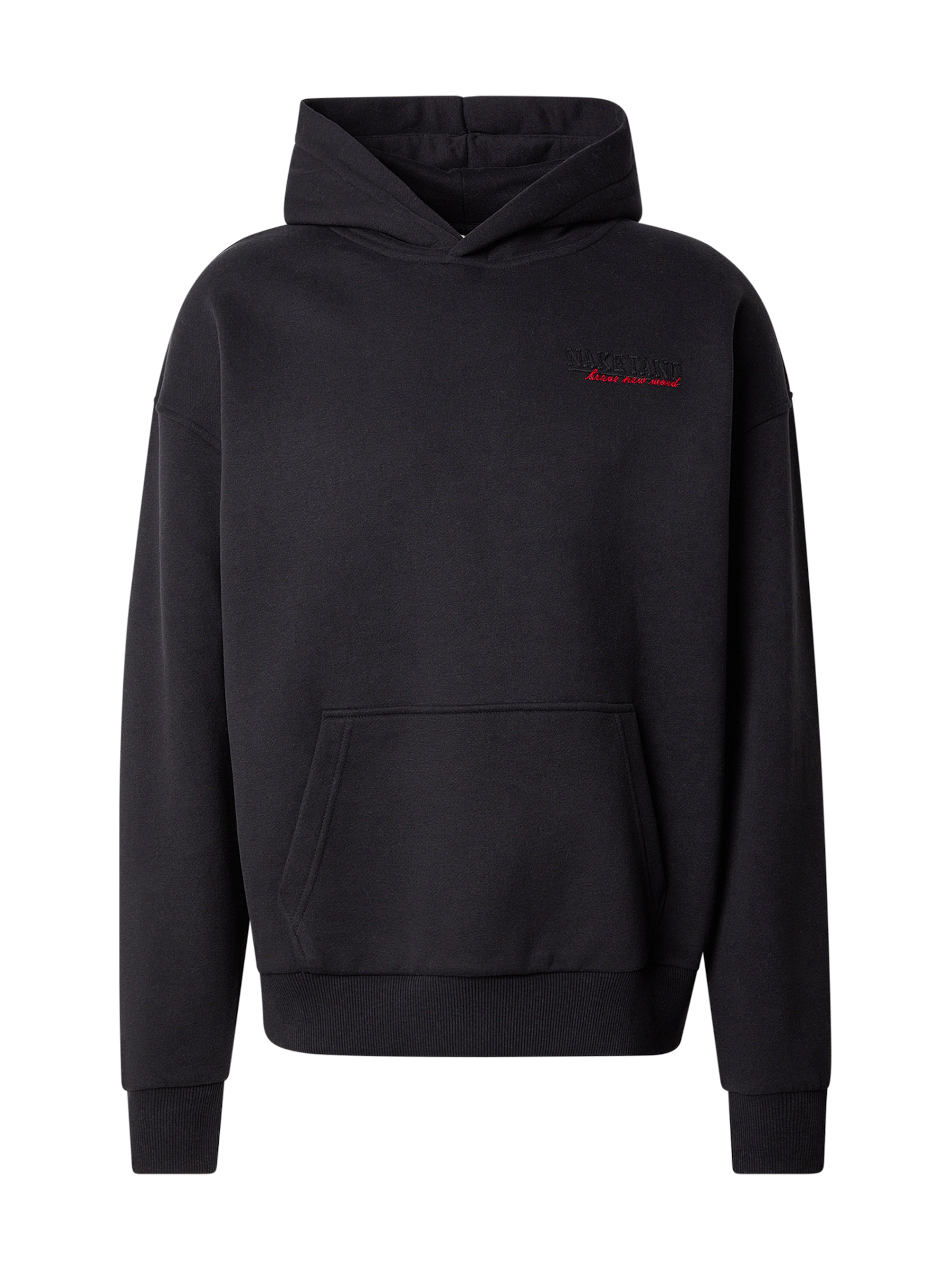 melns naketano Sportisks džemperis: no priekšpuses