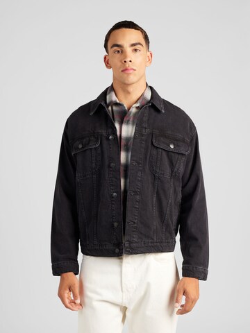 TOPMAN Overgangsjakke i sort: forside