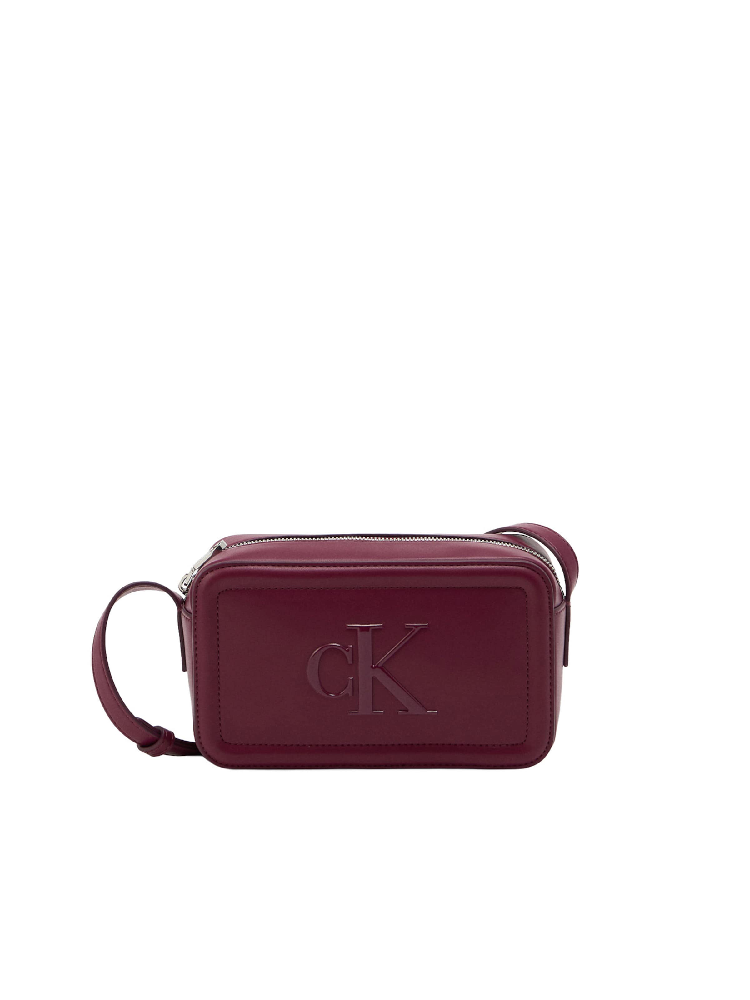 Calvin Klein - Bolso de hombro en rojo: frente