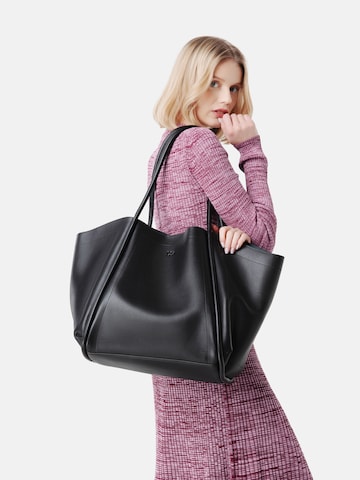 L37 HANDMADE SHOESShopper torba 'BIG BIG WORLD NEW' - crna boja