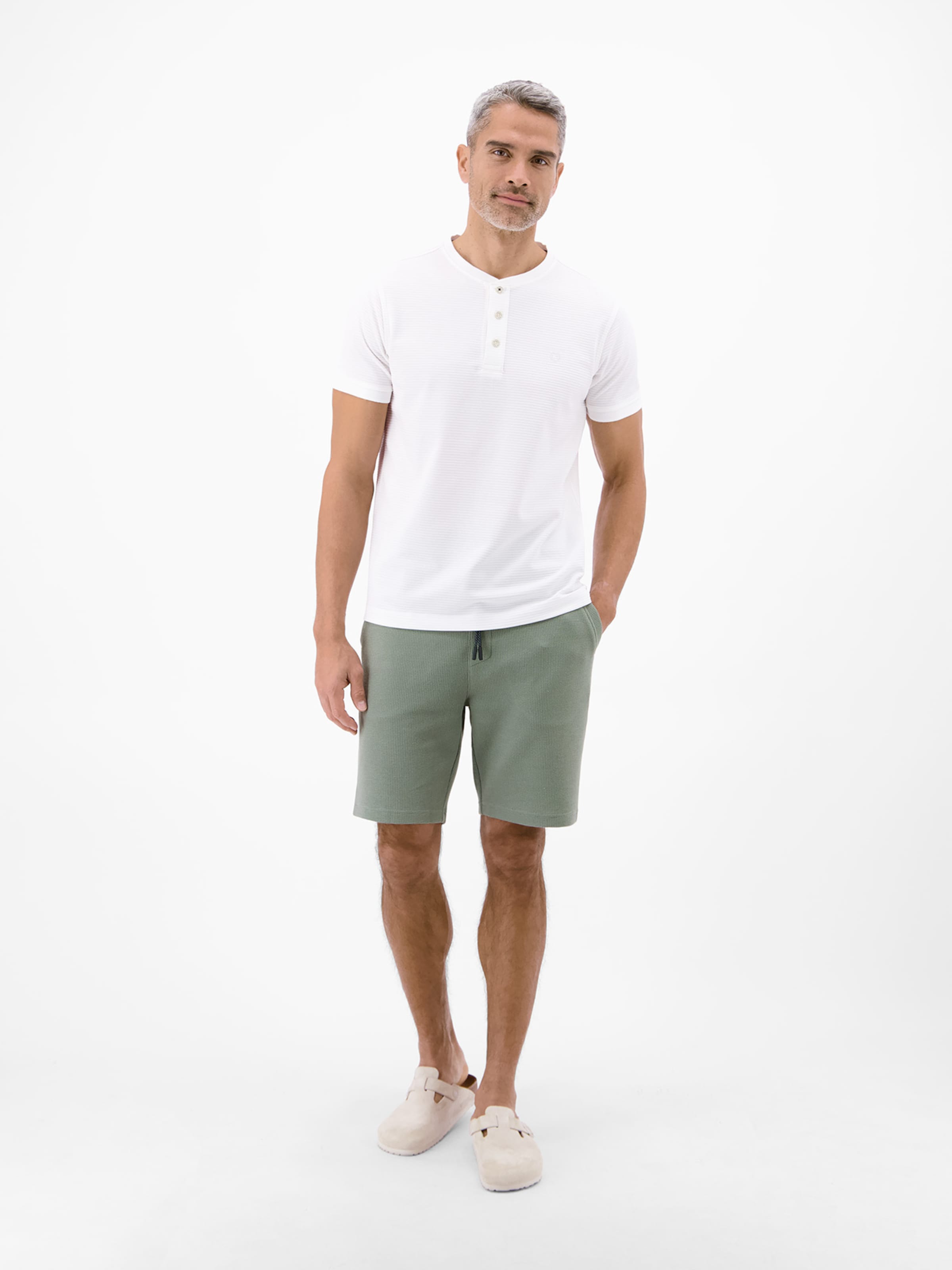 Regular Pantalon LERROS en gris