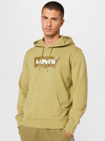 LEVI'S ® Mikina 'Standard Graphic Hoodie' – zelená: přední strana