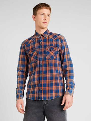 LTB Regular fit Button Up Shirt 'Rohan' in Blue: front
