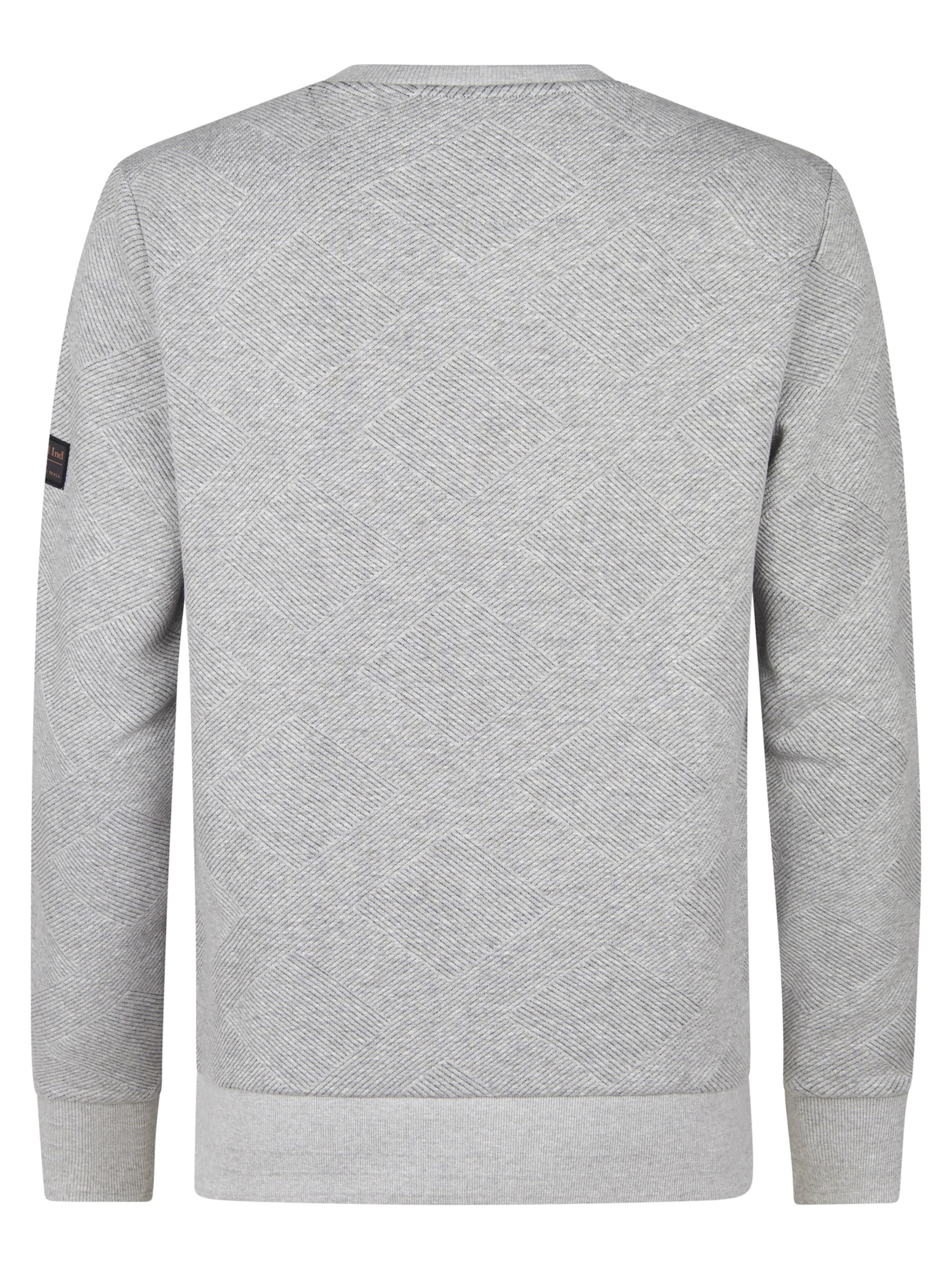 Petrol Industries Sweatshirt 'Estes' in Grey