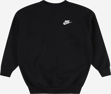 Nike Sportswear Суичър 'Club Fleece' в черно: отпред
