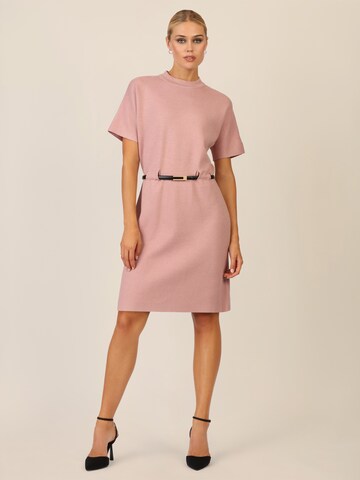 APART Knitted dress in Pink