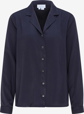 usha BLUE LABEL Blouse in Blauw: voorkant