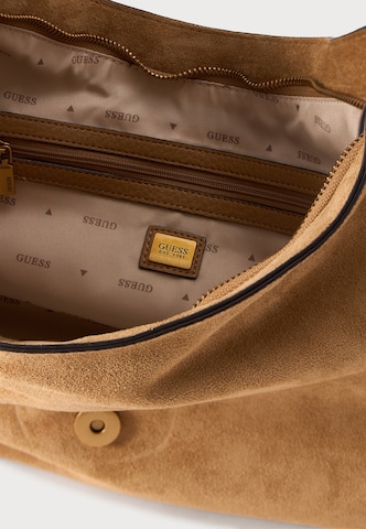 GUESS Shoulder Bag 'Camden' in Brown