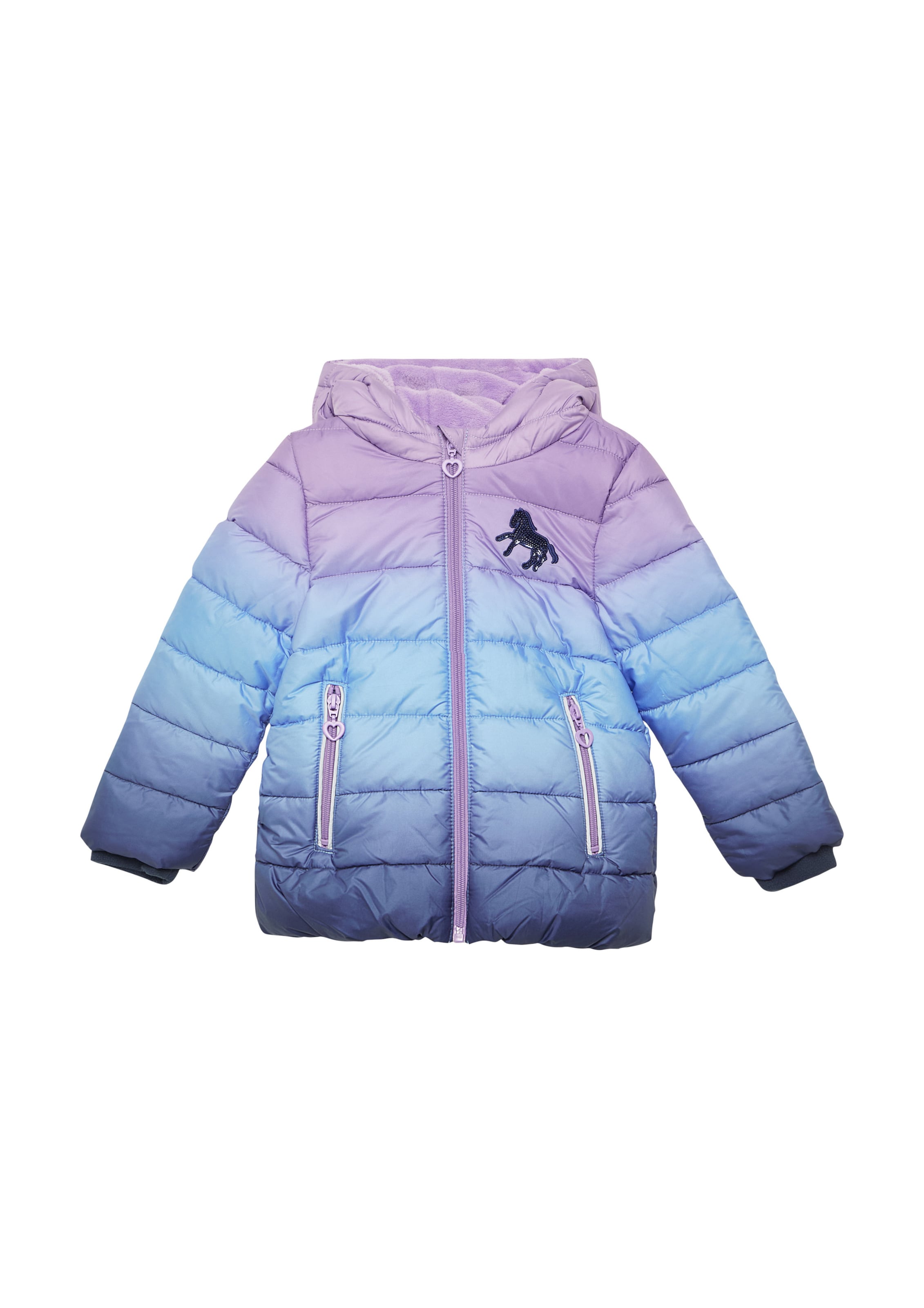 s.Oliver Winterjas in Blauw: voorkant