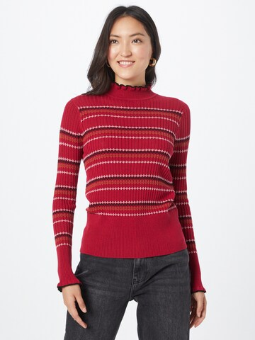 Pull-over SCOTCH & SODA en rouge : devant