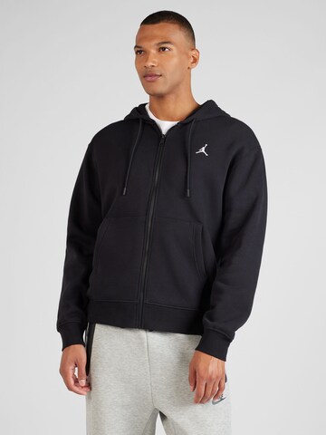 Veste de survêtement 'Essential' Jordan en noir : devant