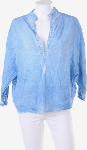 MANGO Bluse M in Blau: predná strana