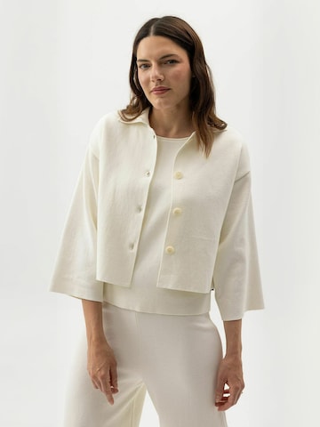 Holebrook Between-Season Jacket ' Jane ' in White: front