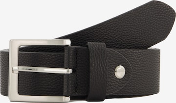 Men Plus Gürtel in Schwarz: Vorderseite