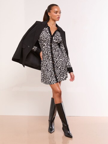 LipsyKošulja haljina - crna boja