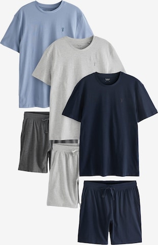 Pyjama court Next en bleu : devant