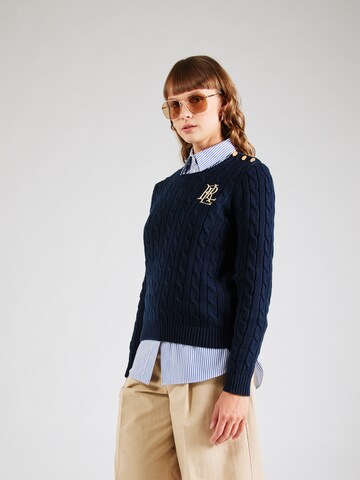 mėlyna Lauren Ralph Lauren Megztinis: priekis