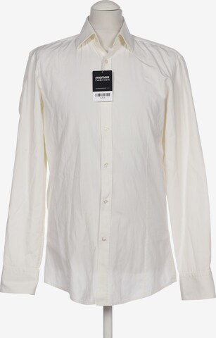 HUGO Button Up Shirt in S in Beige: front