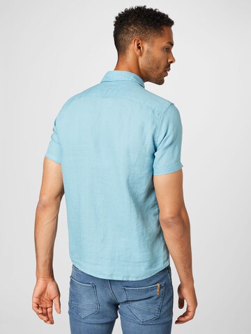 s.Oliver Regular fit Button Up Shirt in Blue