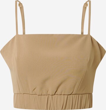 4th & Reckless Top 'AIDEN' in Beige: voorkant