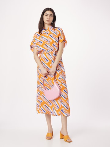 FRNCH PARIS Košeľové šaty 'EDWIGE' - oranžová