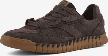 COLORS OF CALIFORNIA - Zapatillas sin cordones ' Cow suede sneaker ' en marrón: frente