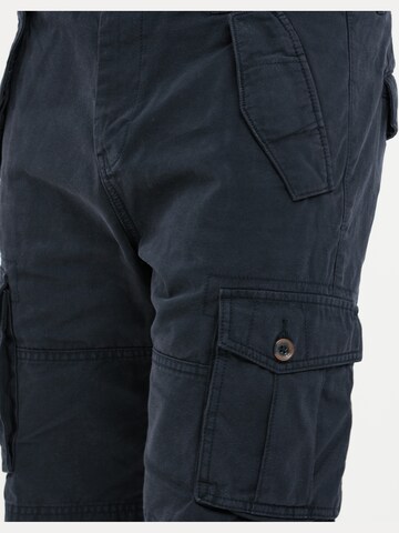 Threadbare Regular Cargobroek 'Lugo' in Blauw
