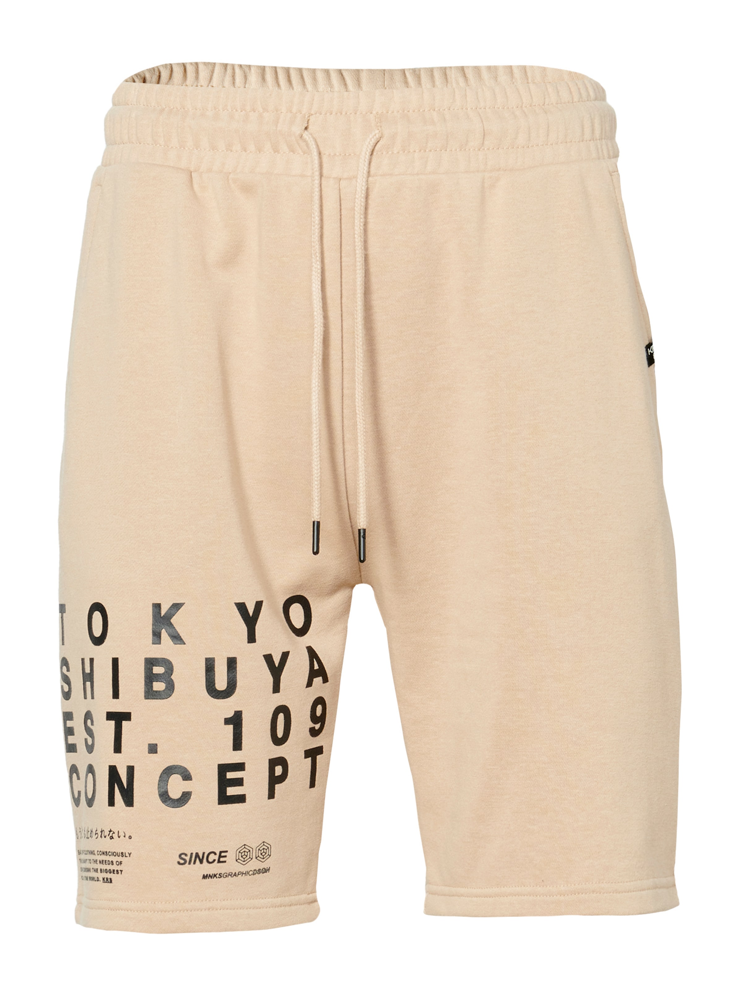 Regular Pantalon KOROSHI en beige : devant