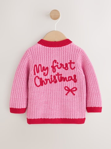 Next Kofta 'My First Christmas' i rosa