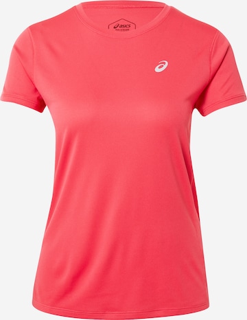 ASICS Функциональная футболка в Ярко-розовый: спереди