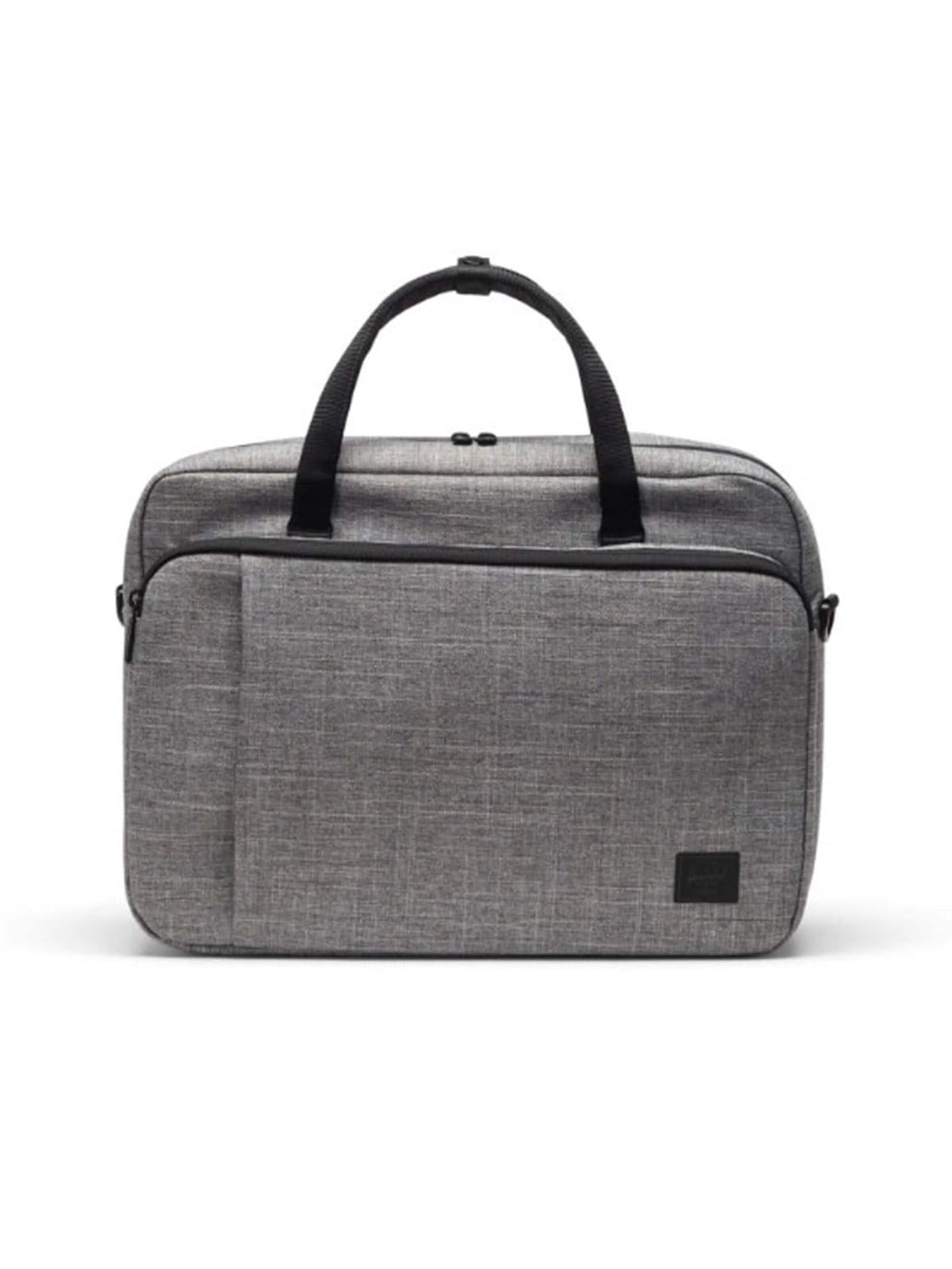Herschel Dokumenttaske 'GIBSON RAVEN X GREY' i grå: forside