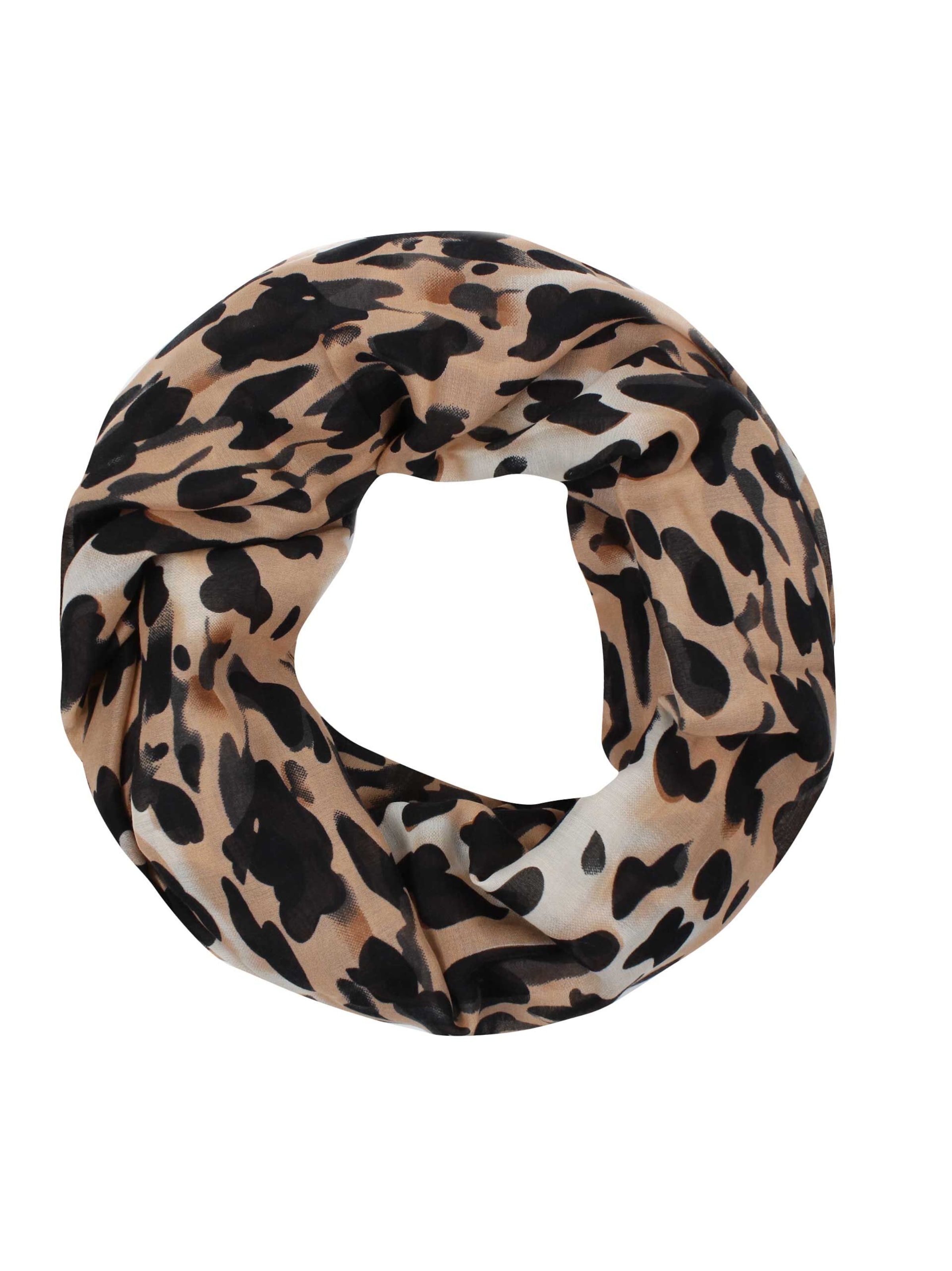 SAMAYA Luftig leichter, weicher Loop 'Price' in Beige: Vorderseite