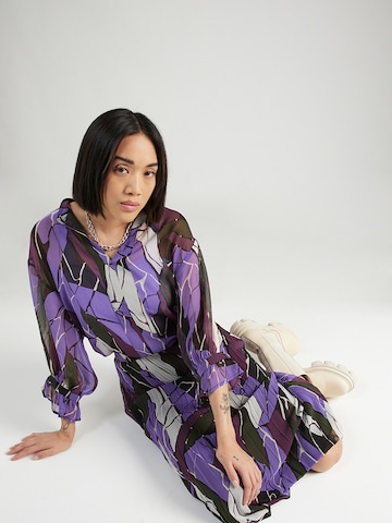 SOAKED IN LUXURY Bluza 'Josefine' | vijolična barva
