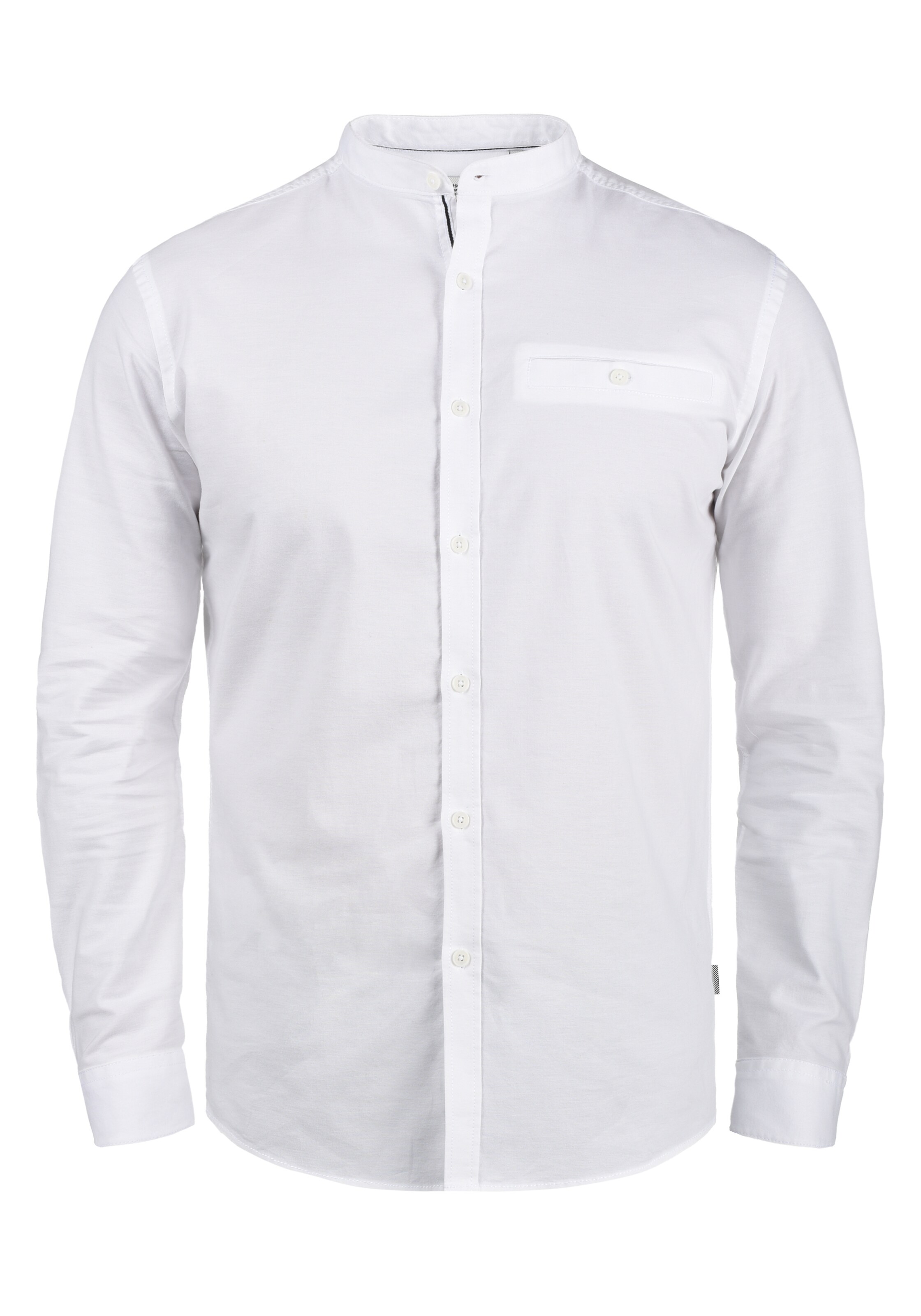 !Solid Slim fit Overhemd in Wit: voorkant