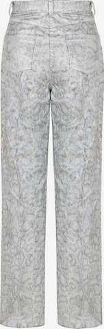 Wide Leg Pantalon NOCTURNE en argent