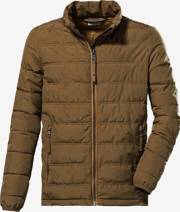 KILLTEC Outdoorjacke in Braun: predná strana