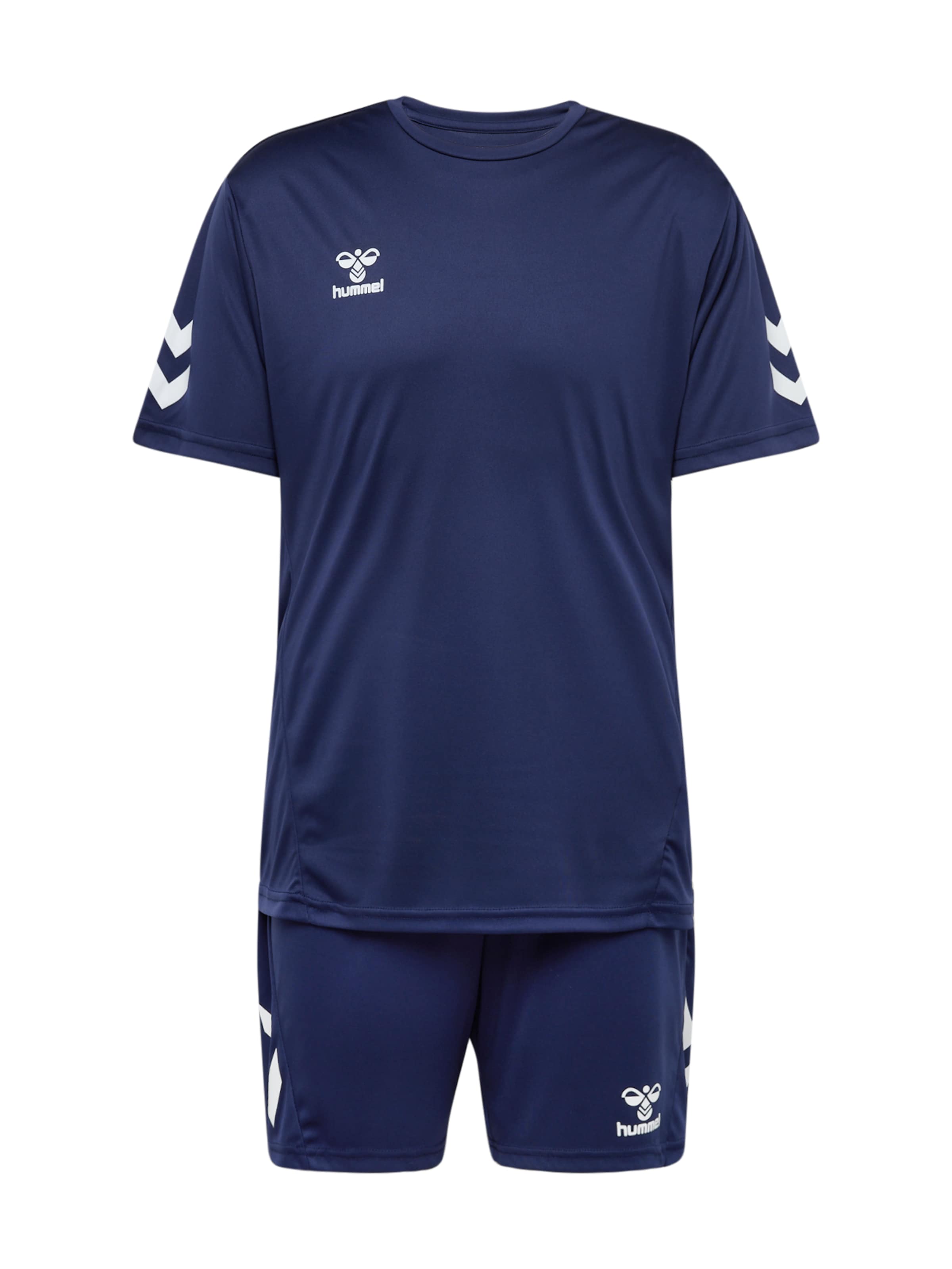 Hummel - Chándal en azul: frente