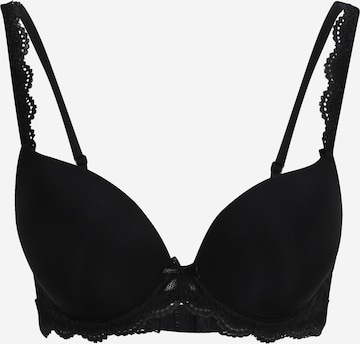 Push-up Sutien 'LUXURY' de la MAGIC Bodyfashion pe negru: față