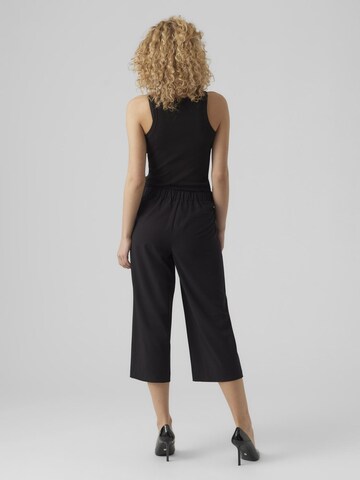 VERO MODA Wide leg Pleat-Front Pants 'COOKIE' in Black