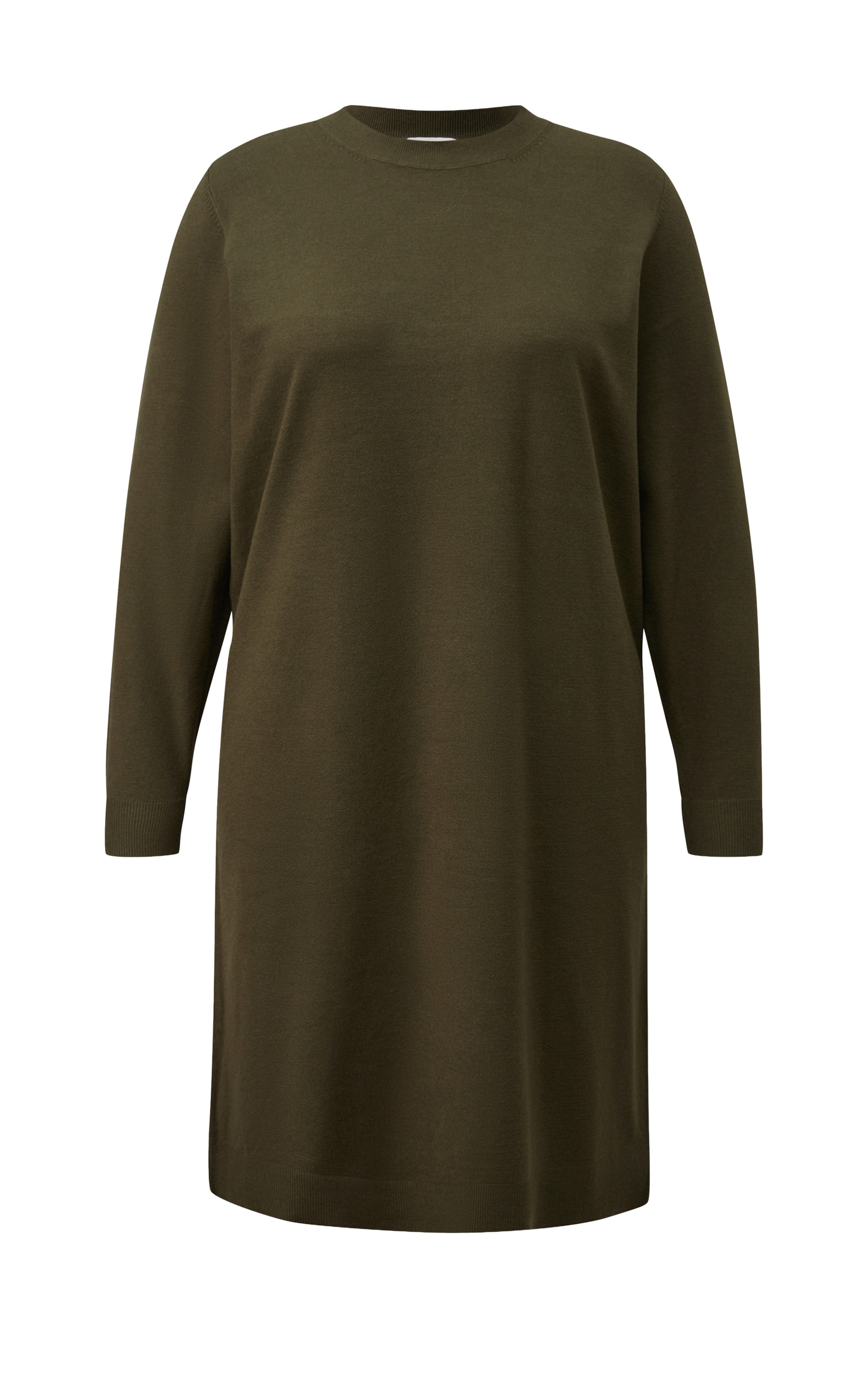s.Oliver CURVE Knit dress in Green: front