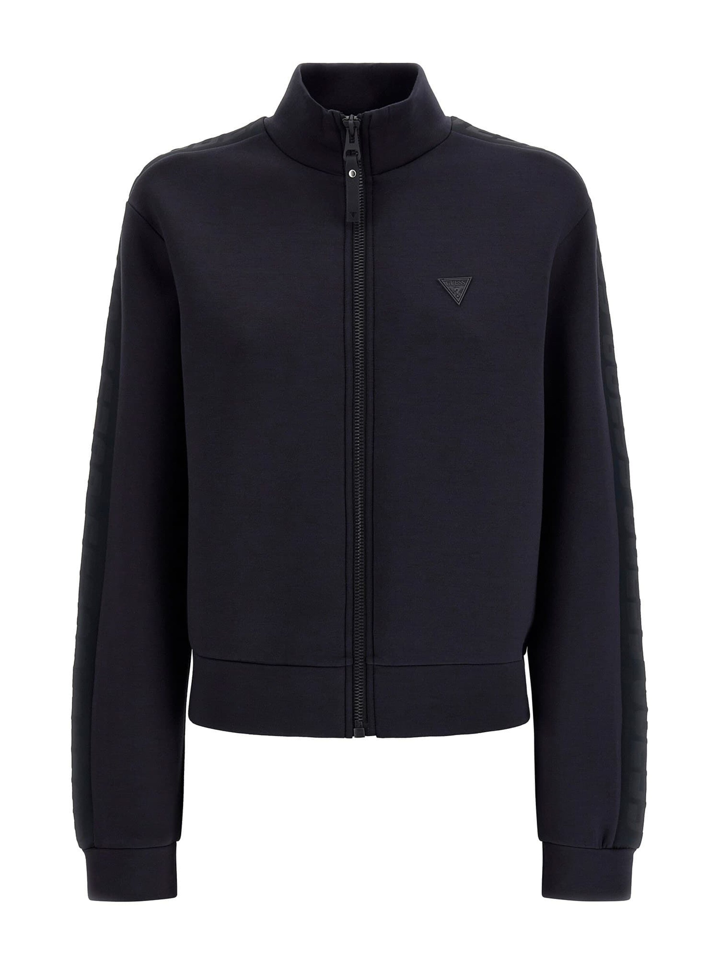 pilka GUESS Sportinis džemperis 'New Allie': priekis