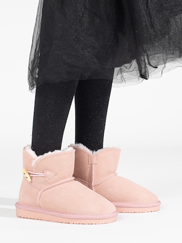 Bottes de neige 'Pillar' Gooce en rose : devant